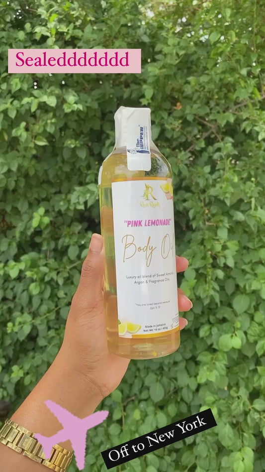 Body Oil - "Pink Lemonade" (16 ounces)
