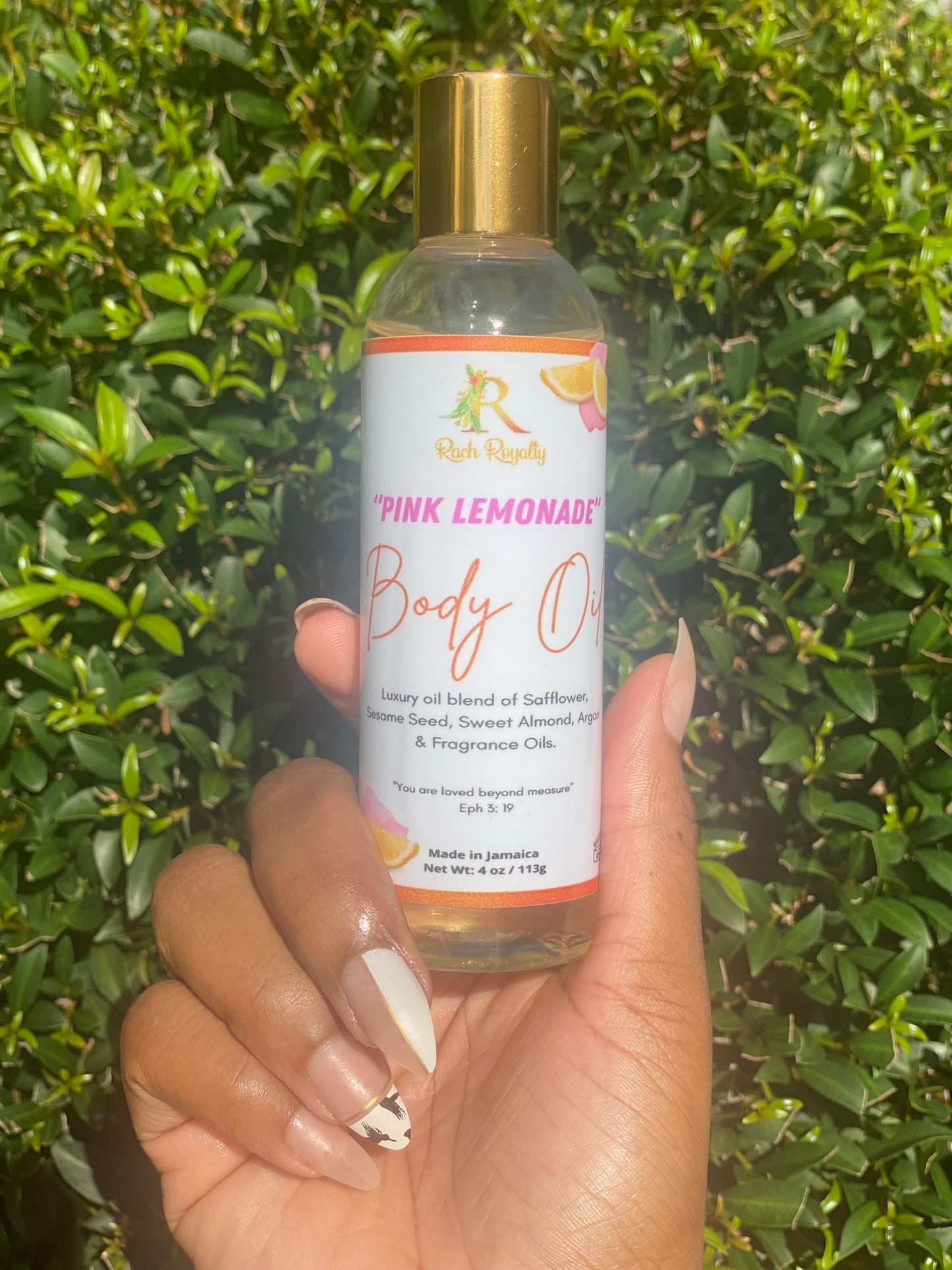 Body Oil - Pink Lemonade  (4 ounces)