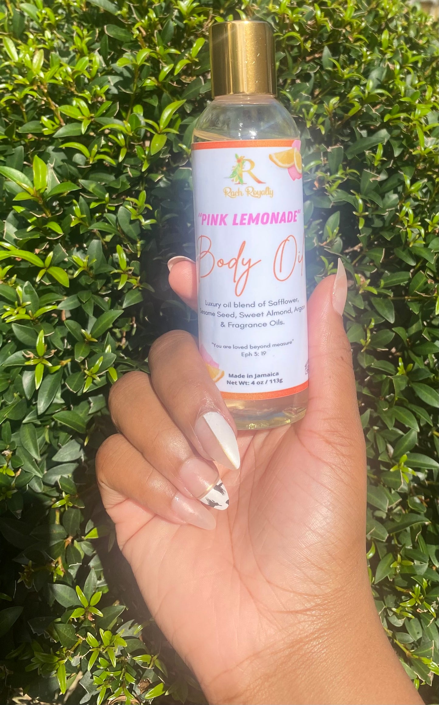 Body Oil - Pink Lemonade  (4 ounces)