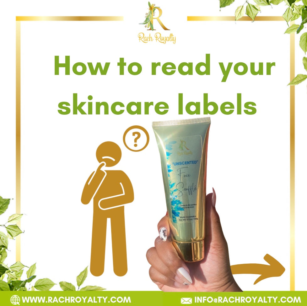 How to read your skincare labels - Rach Royalty