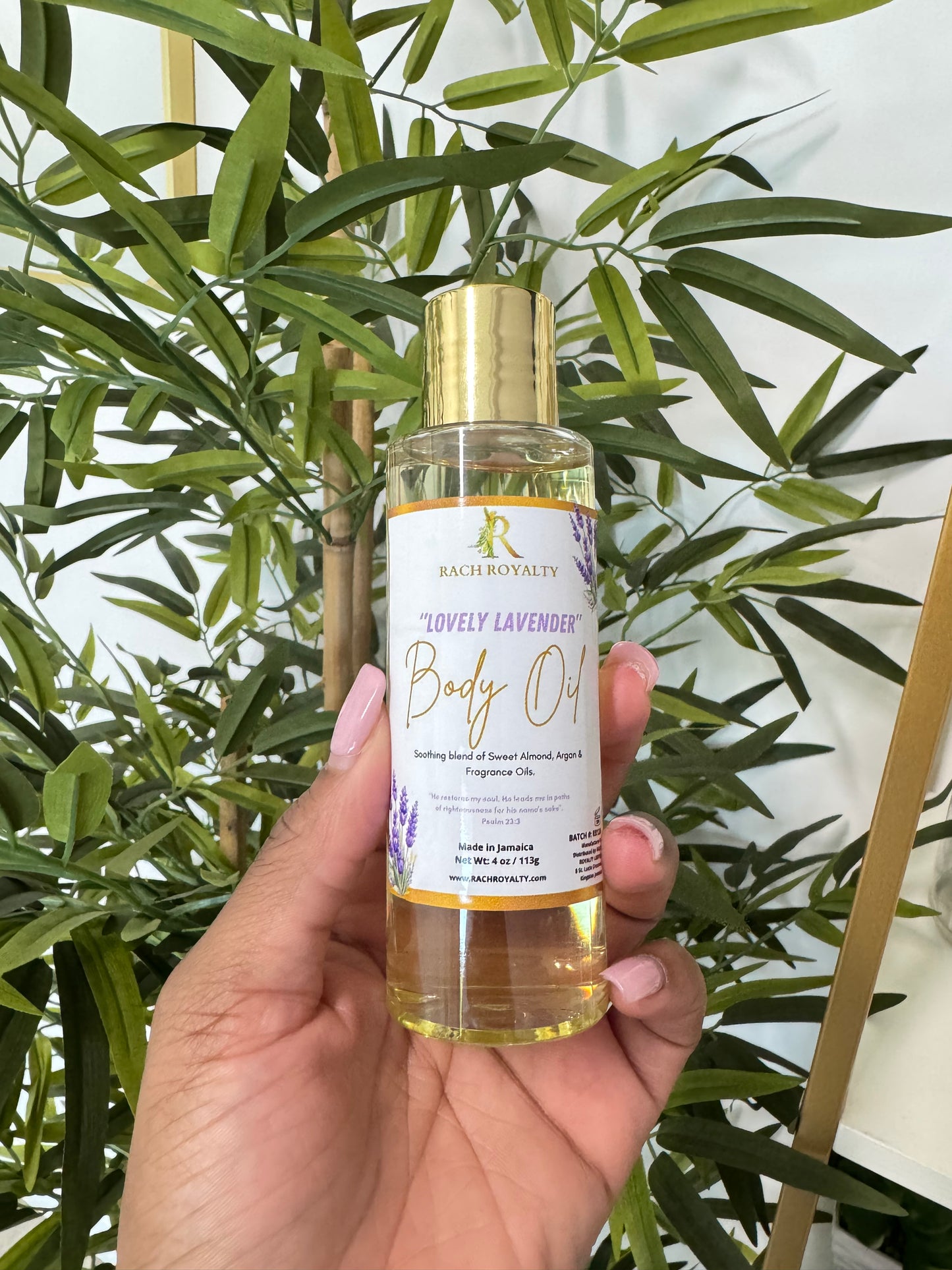 Body Oil - Lovely Lavender  (4 ounces)